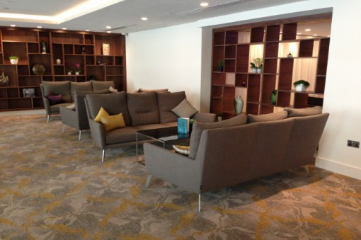 Los sofas AVA sofas en el Library Lounge