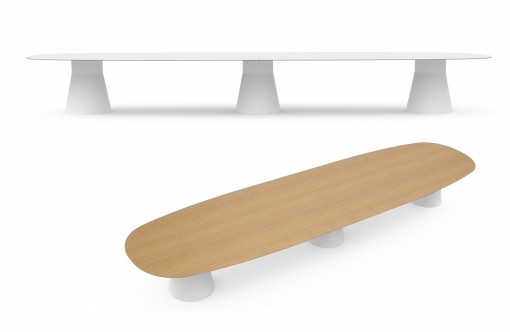 The REVERSE table, a design by Piergiorgio Cazzaniga for ANDREU WORLD