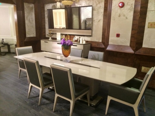 The TRAZO dining roomm at Domus Aurea, Shanghai