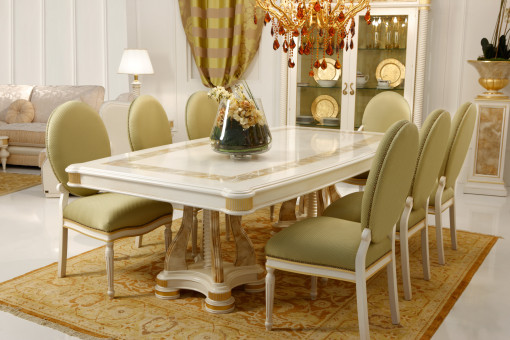 CANDLE dining room: table 4169/8, chairs 1281