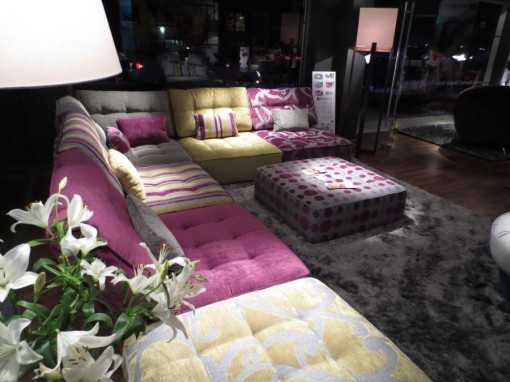 The ARIANNE sofa on display in the FAMA brand store, Mexico DF