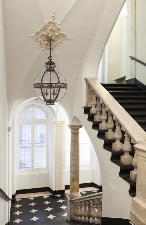 The STRASBOURG pendant in a Renaissance building