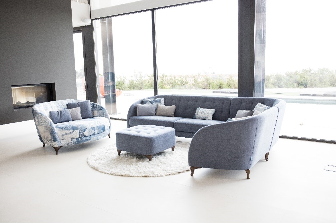 The ASTORIA corner sofa & armchair: a perfect fusion of fashion & tradition