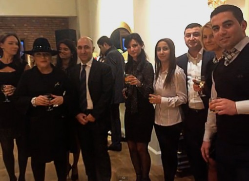 Maria Jose Guinot at the opening ceremony of the new Coleccion Alexandra's showroom in Baku