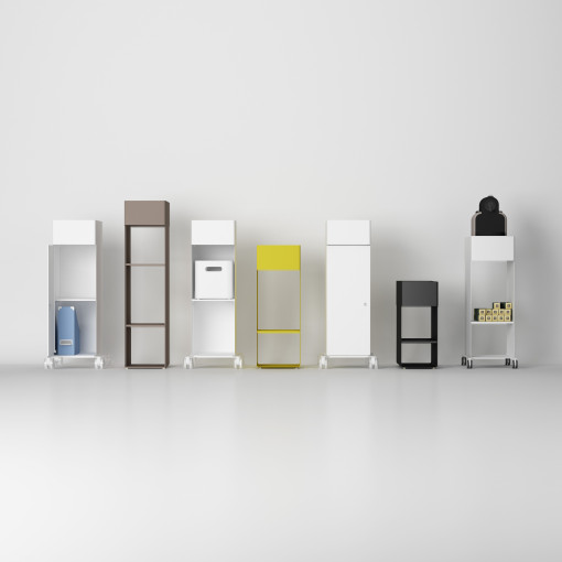 SYSTEMTRONIC, HOLD DAILY storage units by Estudi Enblanc