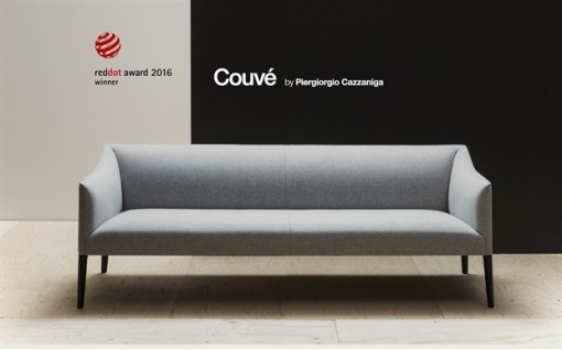 COUVÉ sofa by Piergiorgio Cazzaniga - RED DOT 2016