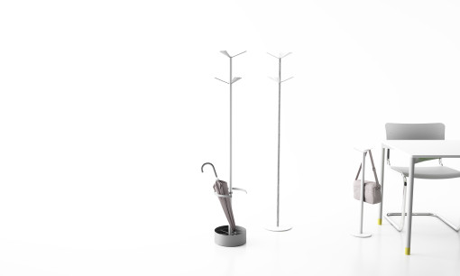 SYSTEMTRONIC, ELICA coat rack family, by Fernando Gil