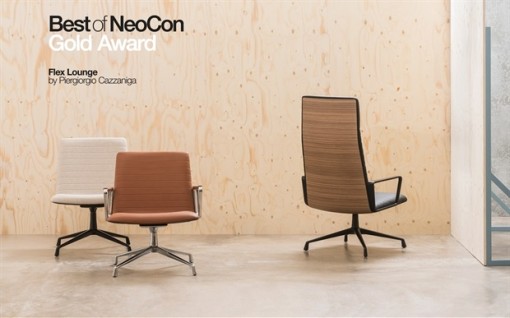 FLEX LOUNGE chairs by for ANDREU WORLD - Best of NeoCon 2016