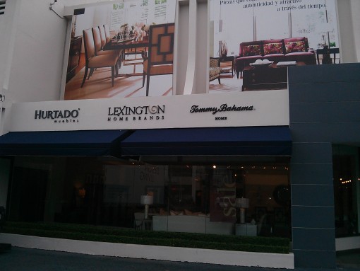 The DESIGN LIVING showroom in Santo Domingo, distributor of the Spanish brand HURTADO