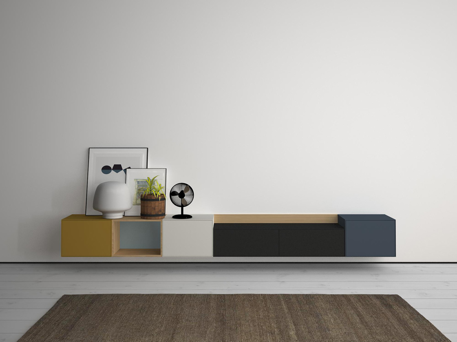 Colección LAUKI, diseño modular para ambientes modernos y estilosos.