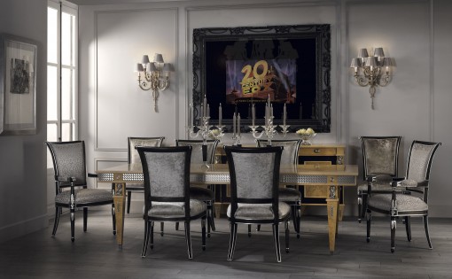 LEONID dining group and ROSITA chair by COLECCIÓN ALEXANDRA