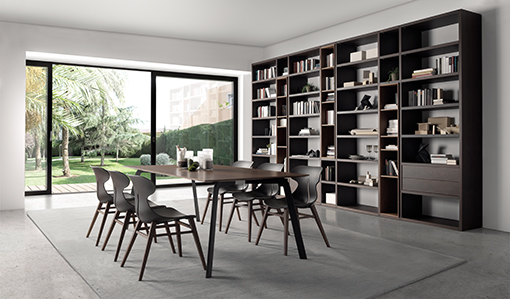 LOYRA, IOS modular collection, MARIQUITA chairs and KONE table