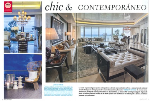 MARINER in the special decoration edition of HOLA magazine in the Dominican Republic