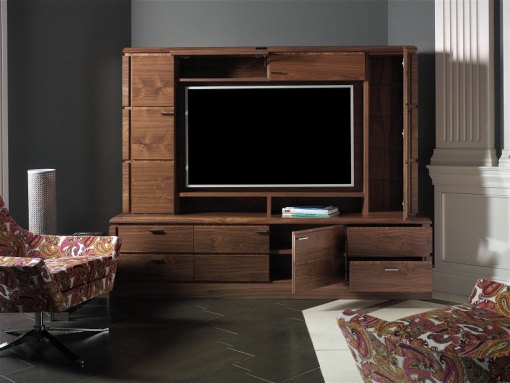 MON wall unit in an attractive natural finish