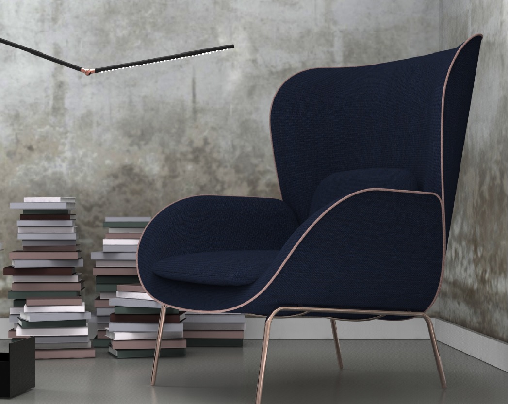 NORMAN armchair by Estudio Savage for CARMENES