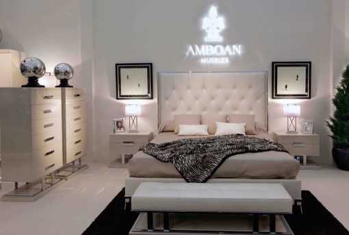 The EVENT bedroom by AMBOAN in a stylish cream hue...