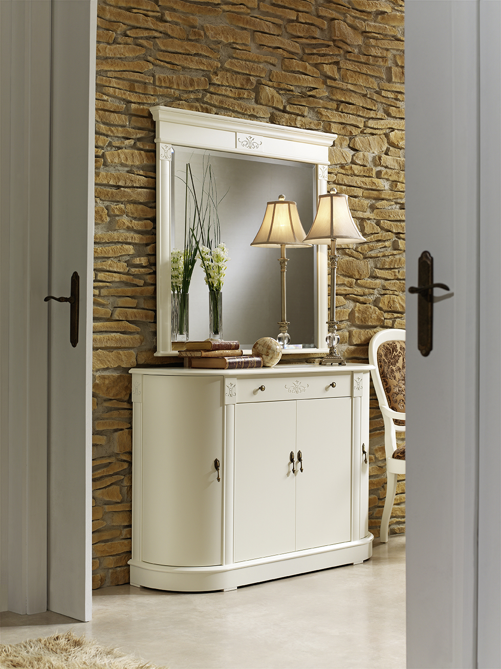 Hallway furniture on sale with mirror