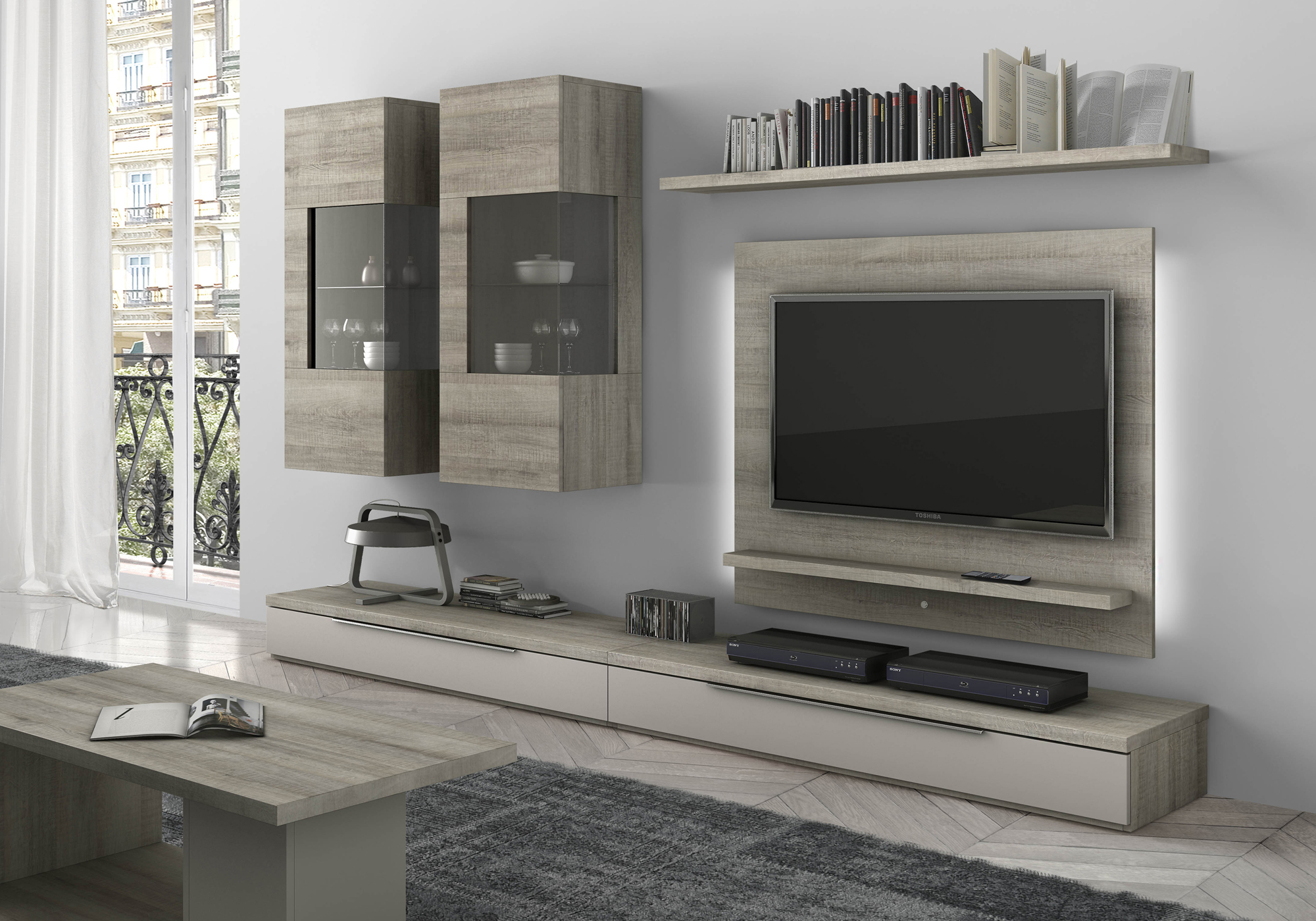 UNO.4 modular living room collection. SALCEDO MUEBLE