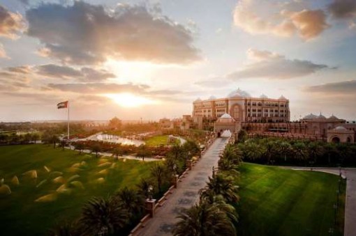 The Emirates Palace in bu Dhabi
