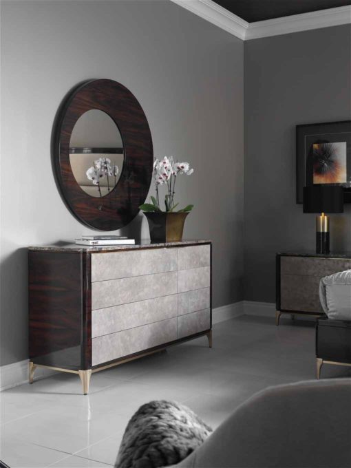 The new line of chest-of-drawers adds function and sophistication to the SOHO bedroom