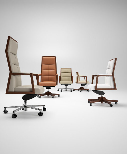 The SQUARE office seating collection: executive