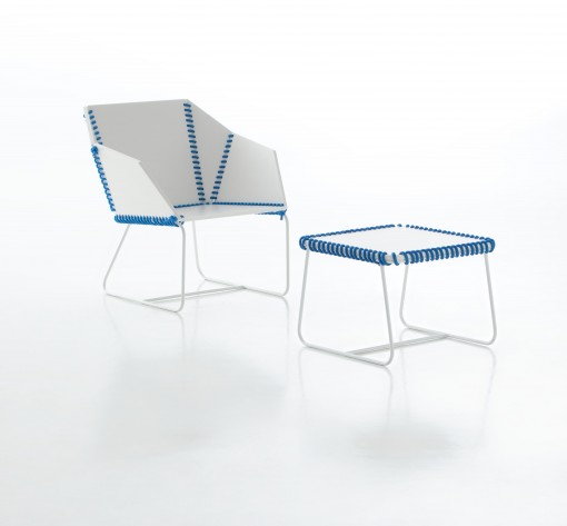 The TEXTILE line of chairs by young designer Ana Llobet fro GANDIA BLASCO