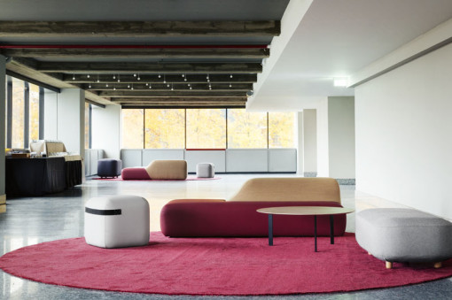 NH Congress Center Milano: SEASON sofas, SEASON MINI poufs, RYUTARO side tables and COMMON benches