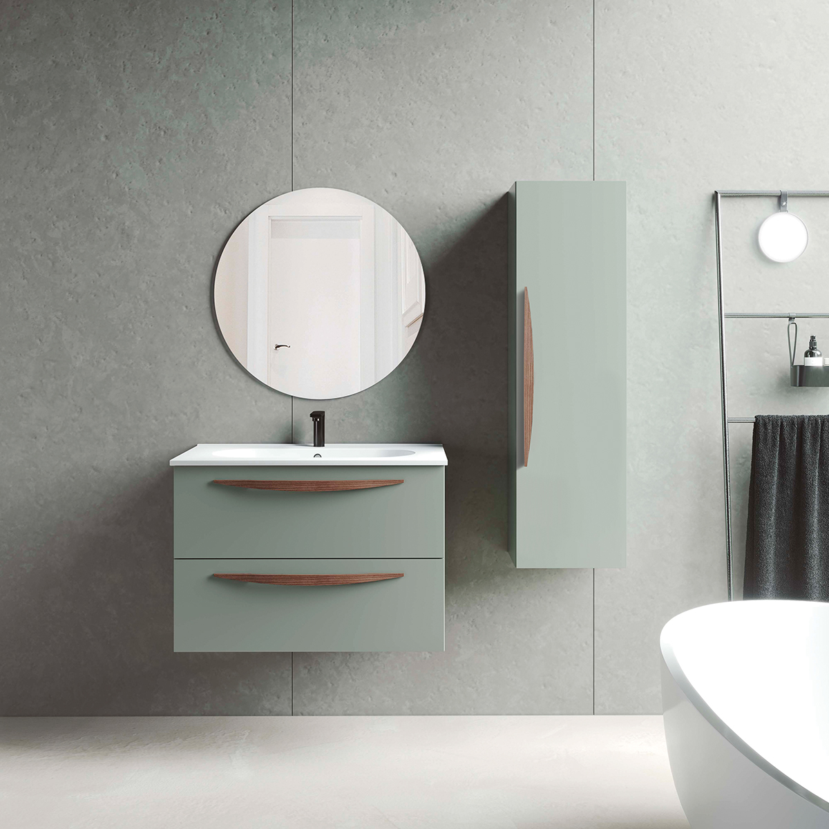 Conjunto mueble de baño + lavabo - Granada - Visobath