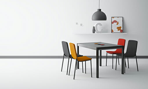 CONCEPT table &amp; HOT chairs, CANCIO