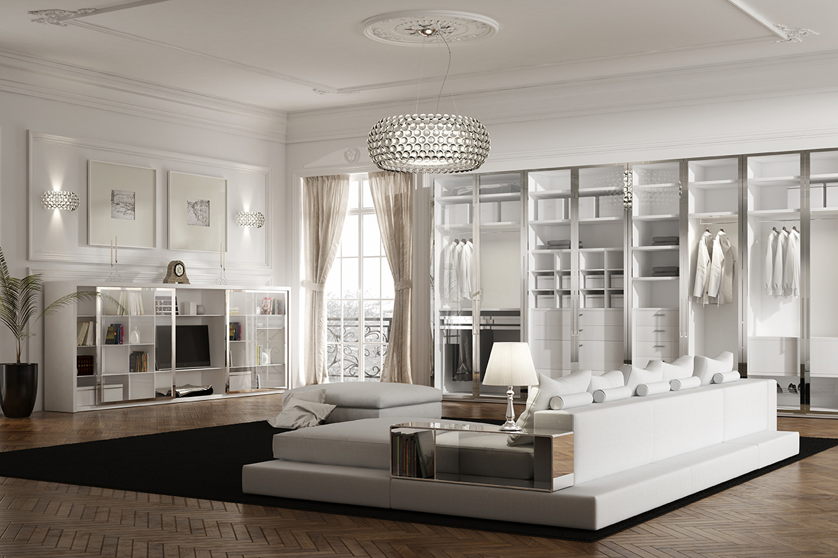 Mueble de España - Products - DOCA LIRA TRANSPARENTE wardrobe & bookcase