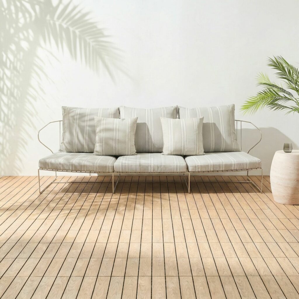 BOLONIA Three-Seater Sofa & FLUFFY Cushions | iSiMAR