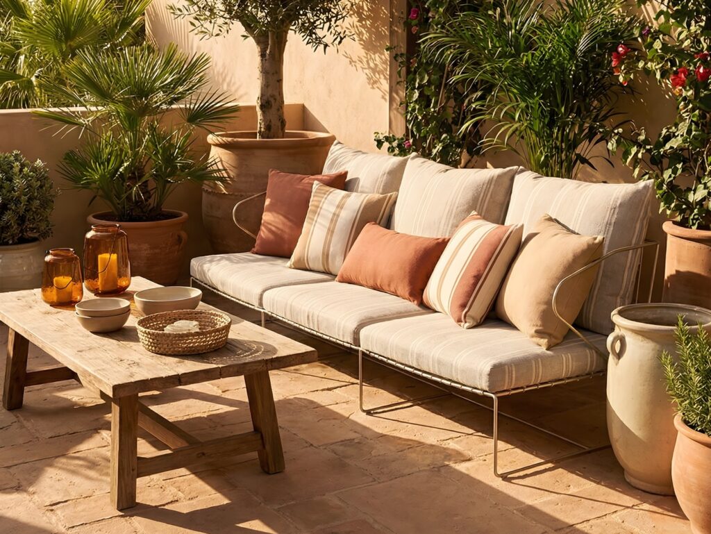 BOLONIA Three-Seater Sofa & FLUFFY Cushions | iSiMAR