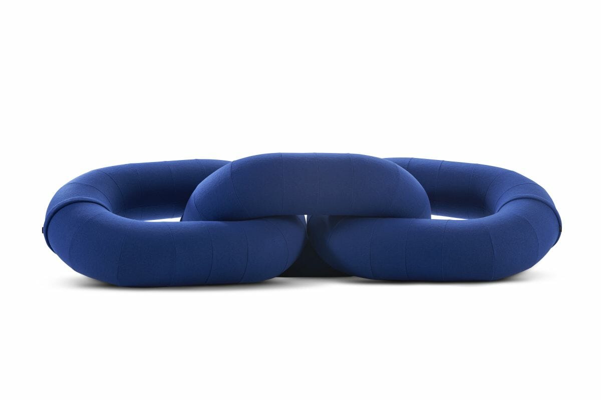 DUO MINI, Pouf Pouf rettangolare in cotone By Sancal