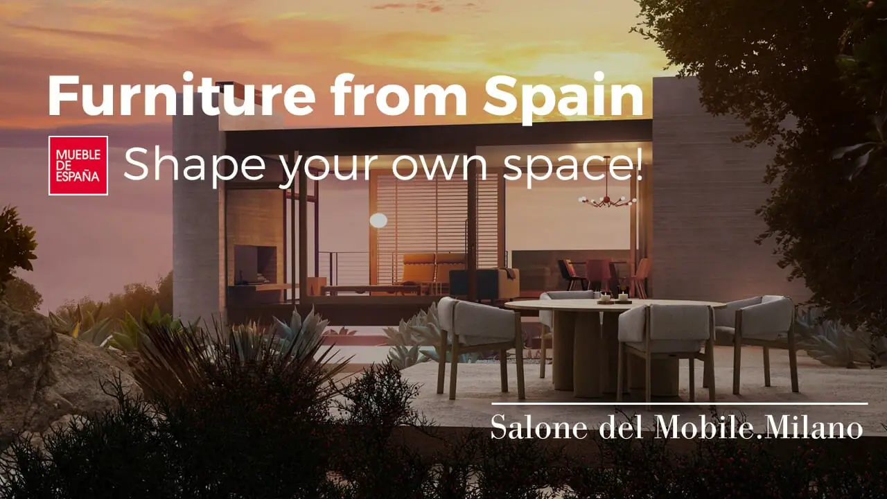 Salone del Mobile.Milano 2023. The Spanish furniture industry will be back in force to the Salone with a collective participation of 37 brands