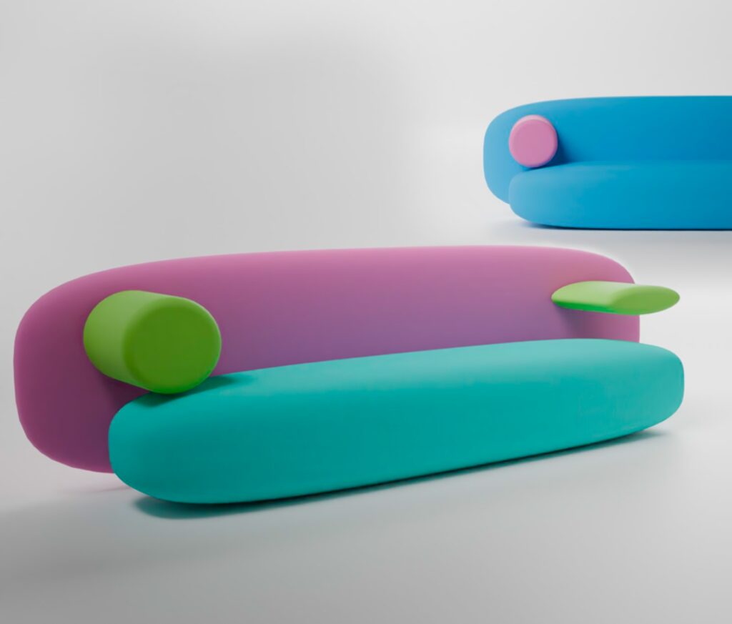 KOSMIC Sofa by Karim Rashid for TM Leader Contract
