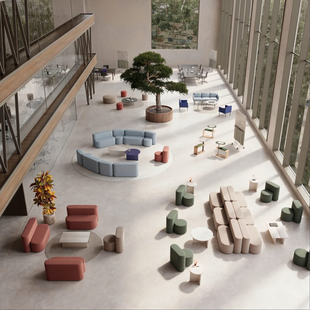 DUO Modular Seating System | La Mamba Studio | OFITRES