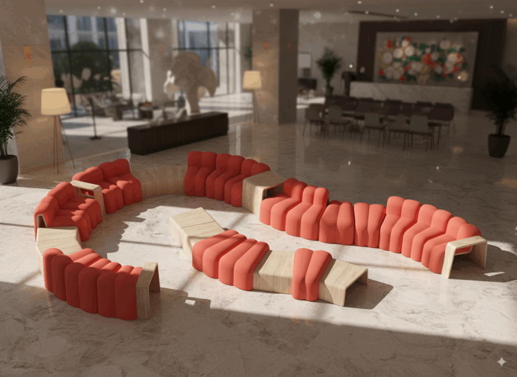 NUBBI Modular Seating System | Adán D. Modesto & Nacho Timón | OGO