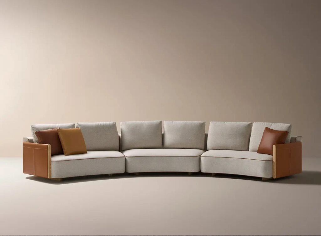 GIGLIO Curved Sofa by Gabriele e Oscar Buratti for ALEXANDRA