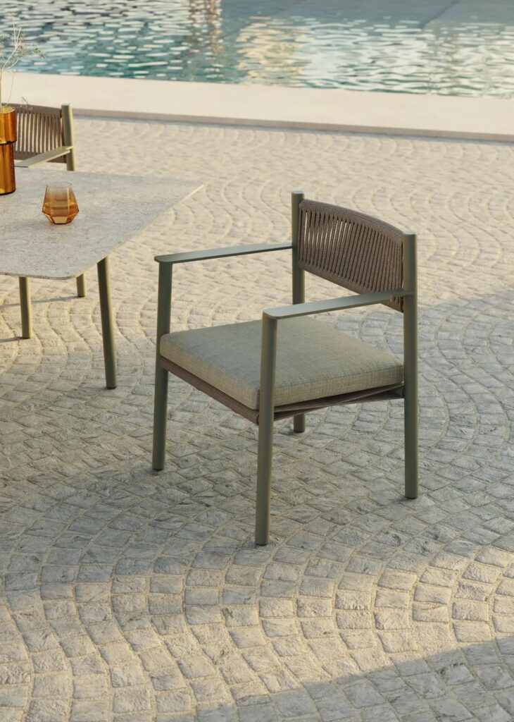 NARA Outdoor Dining Armchair | Mudat Studio | SKYLINE Design