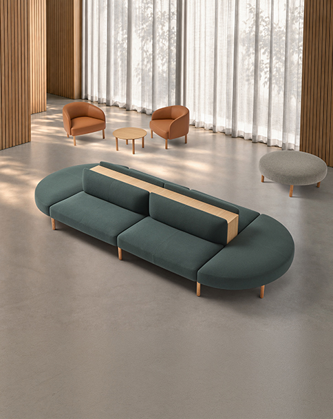 KERN WOOD Modular Seatin | Pearson Lloyd | INCLASS